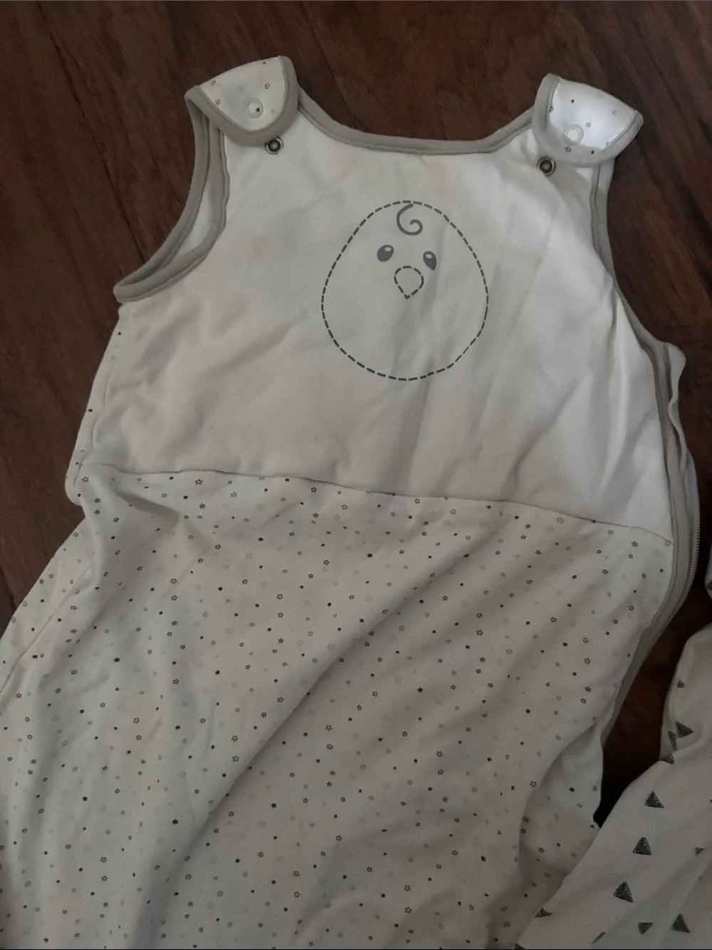 Nested Bean Cream Baby Sleep Sacks Duo - Neutral Cotton 15-24 months
